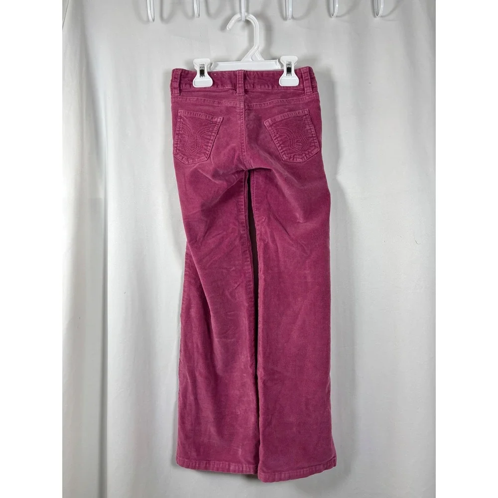 Girls Size 7 Pants Bundle Rocket Girl Magenta Corduroy and HM Fair Isle Leggings